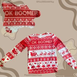 OK BOOMER custom sweatshirt